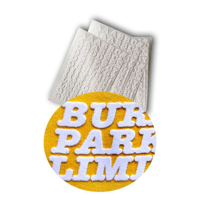 Kundenspezifischer Wärmeübertragungs-Aufkleber-Buchstabe-Aufkleber des Silikon-3d für DIY-Handwerks-T-Shirt Kleidungs-Tasche