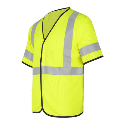 Flammhemmende Hemd-Westen-Jacken-Bau-hohe Sicht-Breathable statische Antikleidung
