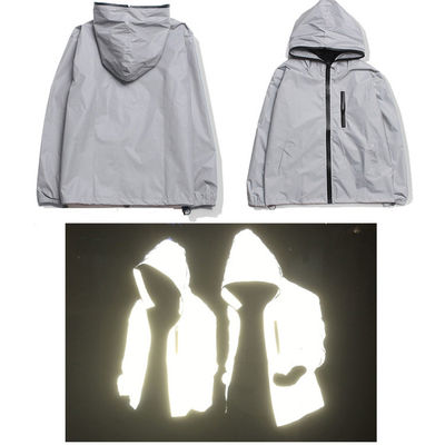 Sicherheits-kundenspezifisches Glanzpunkt-Polyester Grey Reflective Tape For Clothing