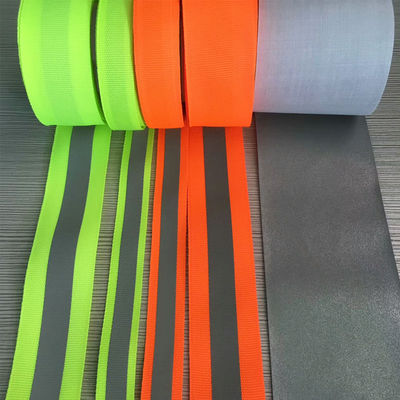 Sicherheits-reflektierende Bügel für die Rucksack-gehenden Schuhe genäht auf schwarzer roter grüner Orange