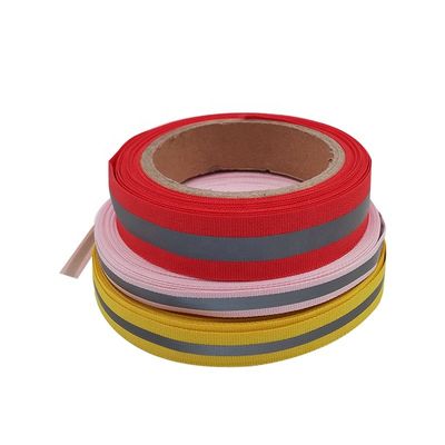 25mm wandern 15mm rote reflektierende Nylonbügel des polypropylen-gewebten Materials für Uniform-Schuhe