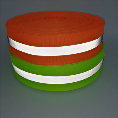 Farbenfrohe, weiche, sichtbare, reflektierende Webbing für Kleidung, Sportbekleidung, Jacken, Taschen