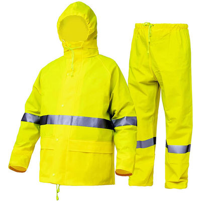 Die reflektierende wasserdichte Radfahrenjacke der Frauen mit Hood Motorcycle Outdoor Riding Split hohes Vis Rain Suit