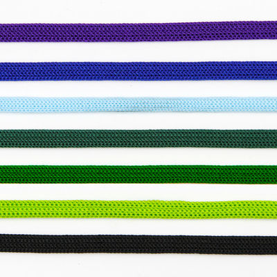 Purpur Grey Black Reflective Shoe Laces färbte hohe Visions-flaches umsponnenes Nylon