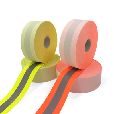Hohe Sicht-Reflektorstreifen für gelb-orangees Silber Kleidungs-Feuerwehrmann-Suits Fr Grades