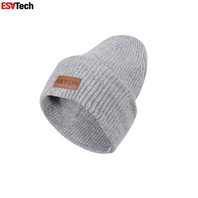 Leuchtstoff laufender Hut-hohe Sicht stricken reflektierenden Flecken Beanie