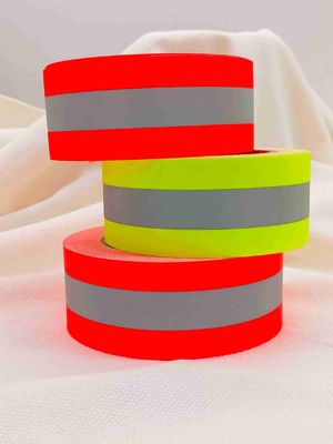 Feuerfestes flammhemmendes reflektierendes Bandmaterial reflektierendes warnendes Band für Feuerwehrmann-Uniformen