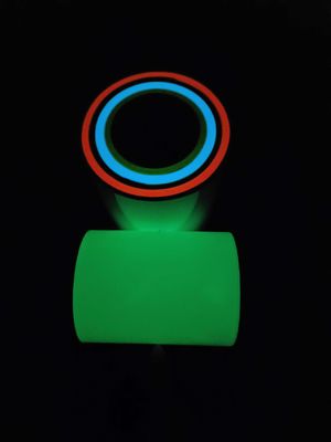 Phosphoreszierendes Film-Vinylrollenvinylblatt-taktisches Sicherheits-Band-Leuchtstoff klebender Aufkleber