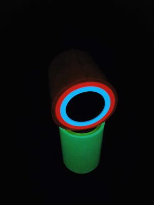 Reflektierendes klebendes Leuchtstoffband-Vinylleuchtender phosphoreszierender Rollenaufkleber