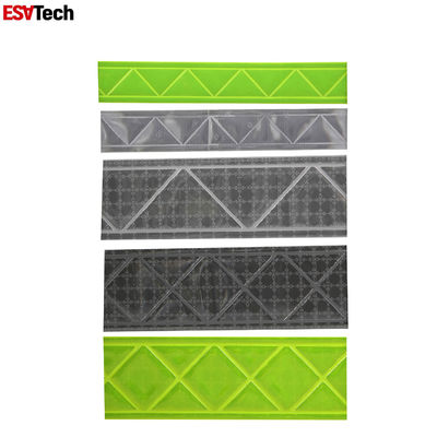 Hochfrequenz schweißte prismatisches PVC, das reflektierendes Band für auf Kleid nähen