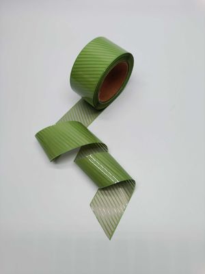 reflektierendes Band s Cricut Heat Transfer für Streifen-Kleidungs-Leuchtstoff lindgrünes silbernes segmentiert
