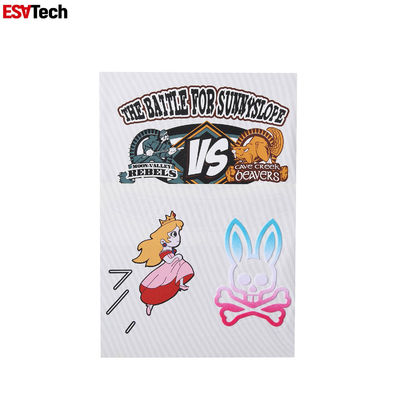 Custom Silicone Wärmeübertragung Etikett Briefe Aufkleber DIY Handwerk T-Shirt Bekleidung Hut Tasche