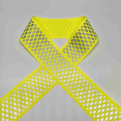 Hohe Sichtbarkeit Eisenwärmeübertragungsfilm zu gelben reflektierenden Webbing für Sportbekleidung