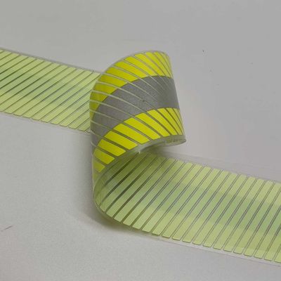 Hohe Sichtbarkeit Twill PET Rücken reflektierende Wärmeübertragung Vinyl Selbstklebstoff für Bekleidung Retro Film