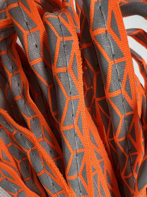 Flammhemmende Glasperlen reflektierendes Gewebe Waschbares Polyester Taffeta Sichtbarkeit
